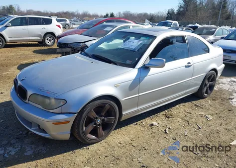 2004 BMW 325Ci from USA, damaged, VIN WBABD334X4JY96267